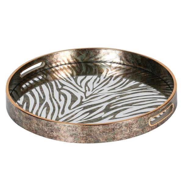 Mirrored clearance cocktail tray