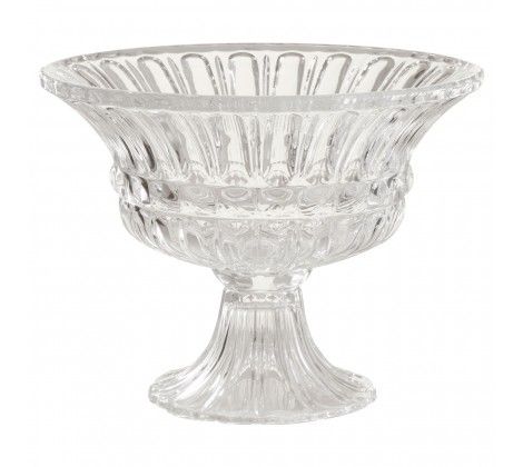 The Savita Glass Footed Centrepiece BOWL