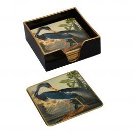 The Louisiana Heron COASTERS set