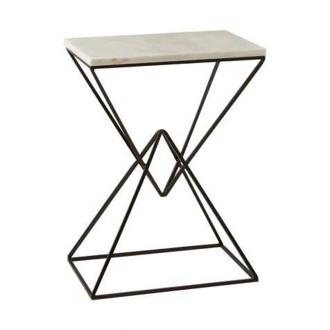 The Shalimar Marble Rectangle SIDE TABLE