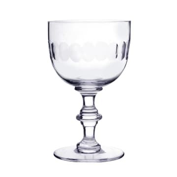 The Lens Design set of 6 Crystal WINE GOBLETS