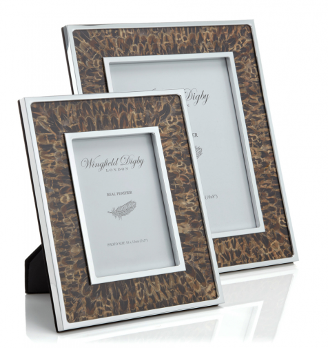 The Hen Pheasant Feather 8x10 PHOTOGRAPHY FRAME by Wingfield Digby