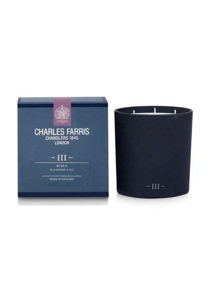 RUBUS 3 Wick Scented Candle by Charles Farris