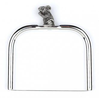 Silver Plate MOUSE Cheese Wire Slice