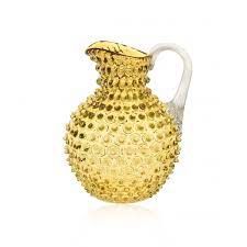 The PARIS Citron Hobnail Jug by Anna Von Lipa