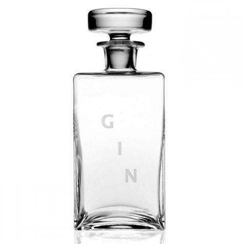 American Bar Lillian Square GIN DECANTER by William Yeoward